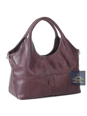Medium Vegan Leather Purses with Detachable Satchel Strap, Tote Hobo Bags